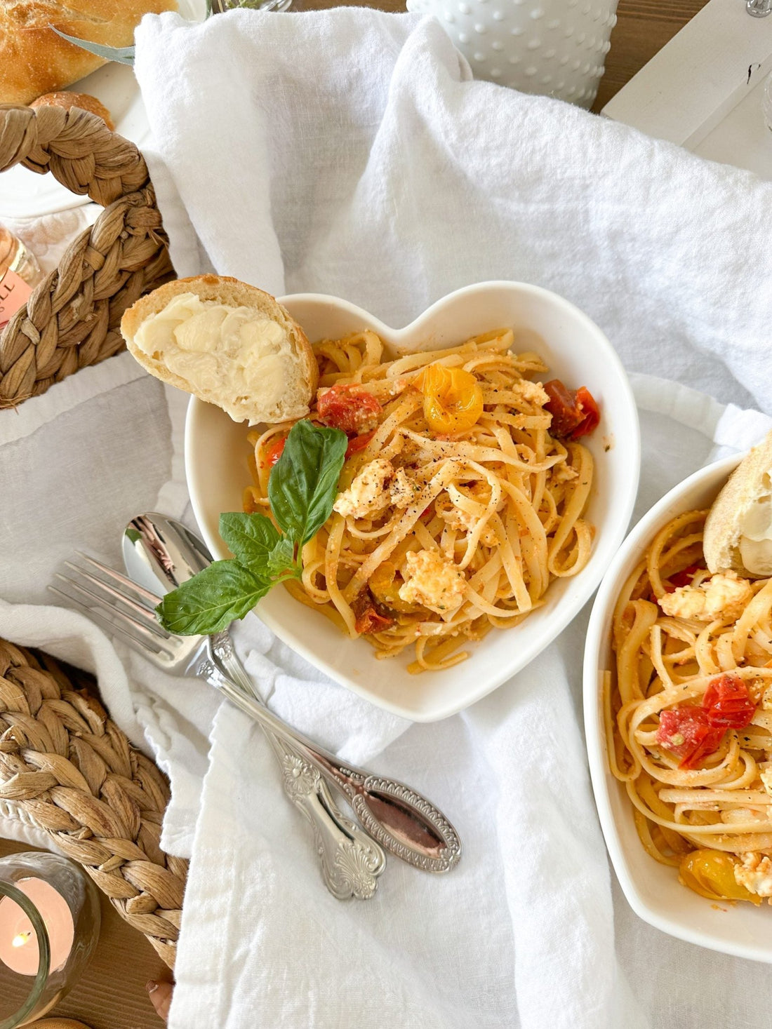 Baked Feta & Tomato Linguine - Eat Better Pasta