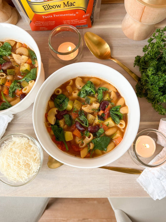 Elbow Mac Minestrone - Eat Better Pasta